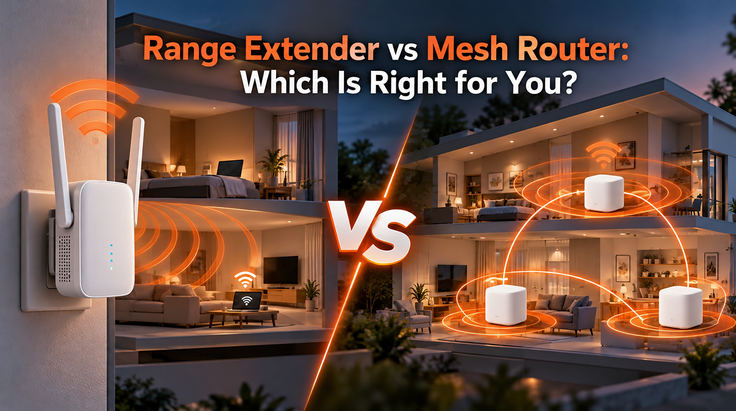 Range Extender vs Mesh Router: Which Is Right for You?